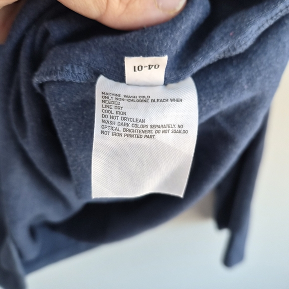 Uniqlo Heather Blue Crew Neck Shirt Size XL - Picture 5 of 6